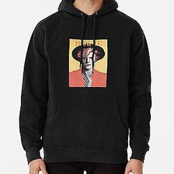 adventure climbing david bowie lazarus, lazarus david bowie wildflower art Pullover Hoodie
