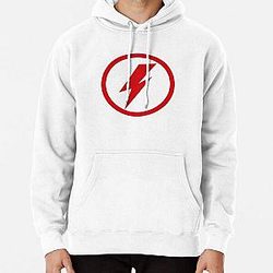David Bowie Circular Lightning Bolt Design Pullover Hoodie