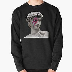 Michelangelos David Bowie  Pullover Sweatshirt