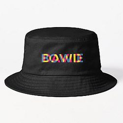 David Bowie Abstract Ziggy Stardust Art Bucket Hat