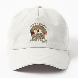 Men Women David Bowie Theres A Atarman  Dad Hat