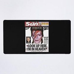 explore climbing national park david bowie lazarus, lazarus david bowie retro Desk Mat
