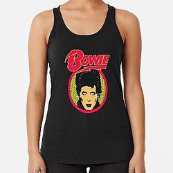 abstract cat colorful david bowie lazarus, lazarus david bowie cat cats animals Racerback Tank Top