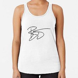  David Bowie Signature Racerback Tank Top