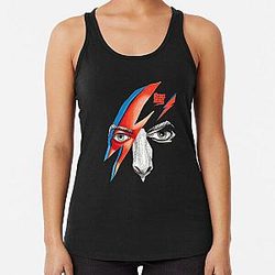 grouping for david bowie lazarus, lazarus david bowie camping Racerback Tank Top