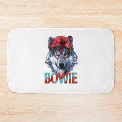 The magnificent wolf of David Bowie. Bath Mat