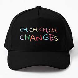 CHANGES - Shirts And Gifts For David Bowie Fans Baseball Cap