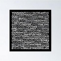 Titanium - David Guetta & Sia (lyrics) v.2 Poster