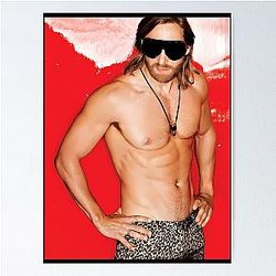 kacamata david guetta Poster