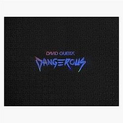 dg 11 David Guetta fade logo Jigsaw Puzzle