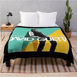 dg 07 David Guetta fade logo Throw Blanket