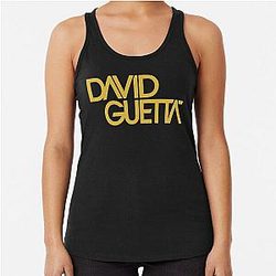 Best to buy david guetta logo Racerback Tank Top