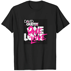 One Love Album Graphic LA 2704 David Guetta T-Shirts