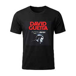 Side Profile Red Text LA 2704 David Guetta T-Shirts