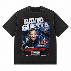 The Advanced Monolith Show Peru Tour LA1008 David Guetta Wash T-Shirts