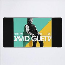 dg 07 David Guetta fade logo Desk Mat
