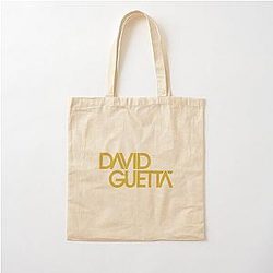 David Guetta Logo  Cotton Tote Bag