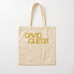 David Guetta Logo  Cotton Tote Bag