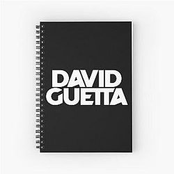 David Guetta dj French Spiral Notebook