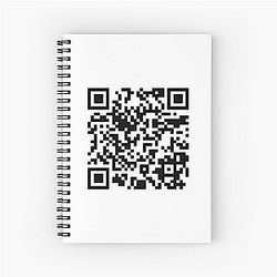 David Guetta Ends Racism QR code Spiral Notebook