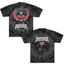 Red Moon Skull Dye Tee DTNK0910 Dayseeker T-Shirt