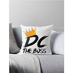 DC the RAP CHIEF  DC the DON [BOSS] Throw Pillow