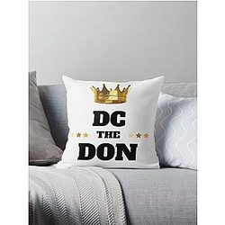 Dc the Don Throw Pillow
