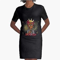 DC the don  Graphic T-Shirt Dress