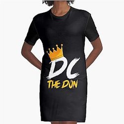 DC the DON - DC the DON [KING] RAP Graphic T-Shirt Dress