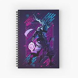 Die Stirn Dead Cells Modern Graphic Design Spiral Notebook