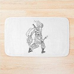 Dead Cells Line Art Badematte