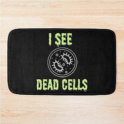 Lustige Mikrobiologie T Shirts Badematte