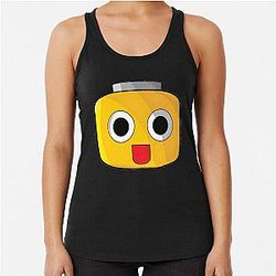 Servbot Dead Rising Megaman Racerback Tank Top