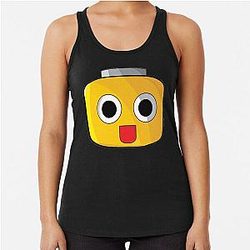 Servbot Dead Rising Megaman Racerback Tank Top