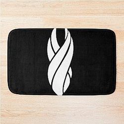 Marker Dead Space White Bath Mat