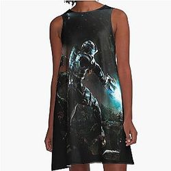 Dead Space A-Line Dress