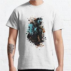 Dead Space Splatter Schilderen Klassieke T-Shirt