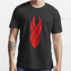 Markering Dead Space Rood Essentiële T-Shirt