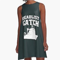 Deadliest Catch Fisherman A-Line Dress