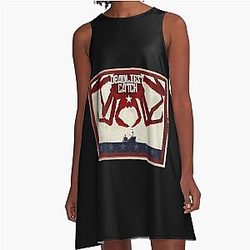 Deadliest Catch Red A-Line Dress