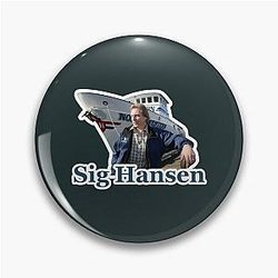 Deadliest Catch Blue Pin