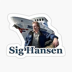 Deadliest Catch:SigHawk Blue Sticker