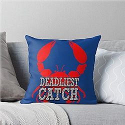 Deadliest Catch Crab Throw Pillow