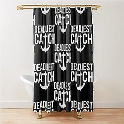 Deadliest Catch Fishing Shower Curtain