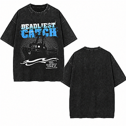 100% Injury Rate DTNK0206 Washed Deadliest Catch T-Shirts