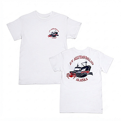 F/V Aleutian Ballad White Graphic Tee LA1007 Deadliest Catch T-Shirts