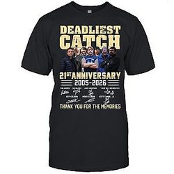 Season 21st Anniversary DTNK1908 Deadliest Catch T-Shirts