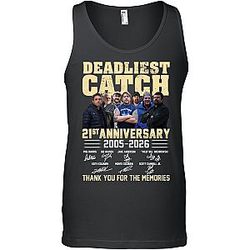 Season 21st Anniversary DTNK1908 Deadliest Catch Tank Tops