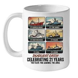 Celebrating 21 DTNK1908 Deadliest Catch Mugs