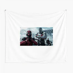 Deadpool The World Is My Game Deadpool Tapestries